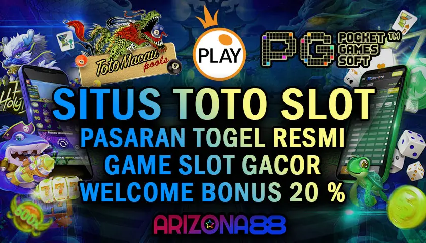 ARIZONA88 » Situs Toto Slot Pasaran Togel 4D Resmi & Game Gacor Welcome Bonus 20%